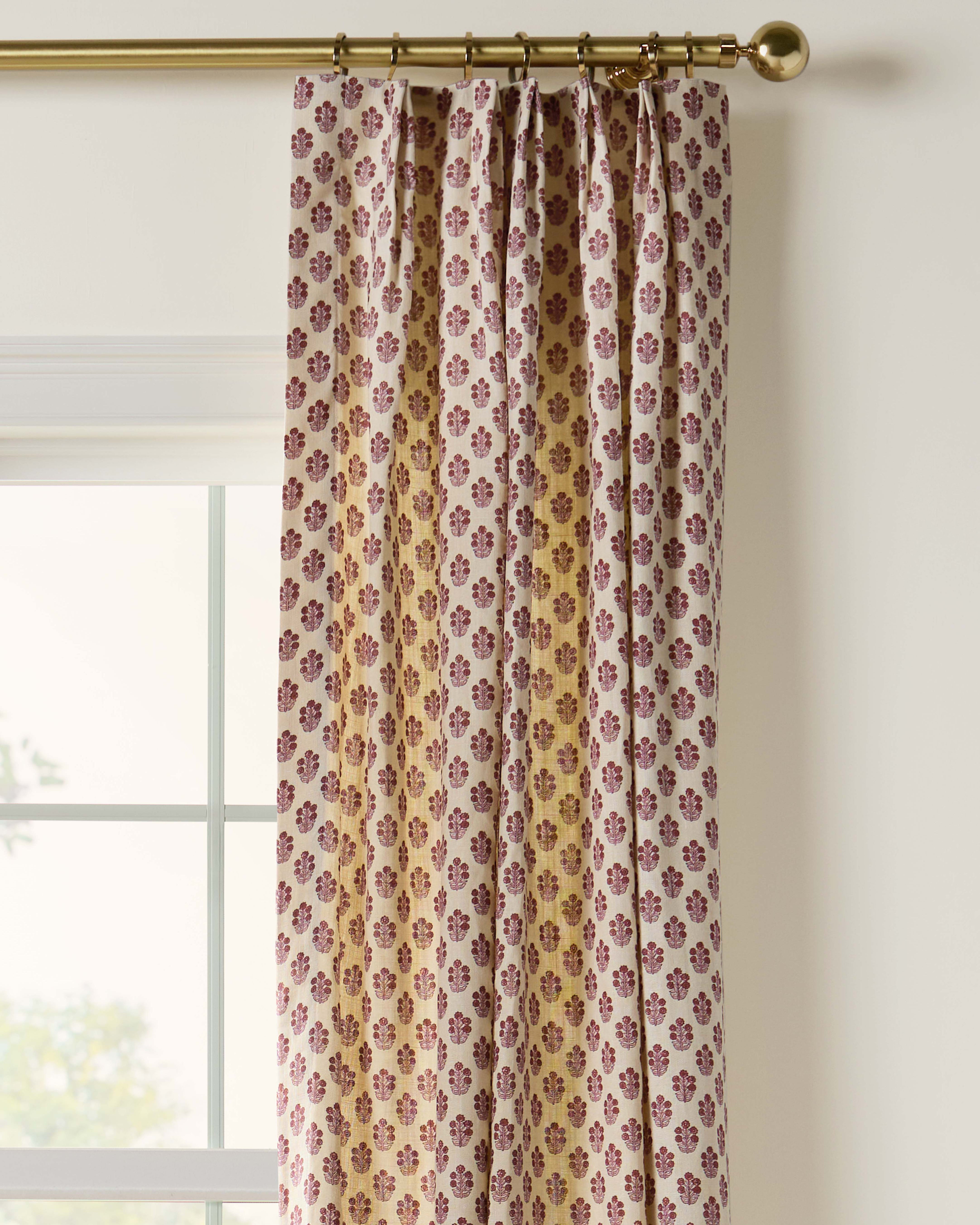 As Shown: Single Width / Pleated