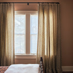 Tiny Buti Denim Curtain / Flat Top / Double Width