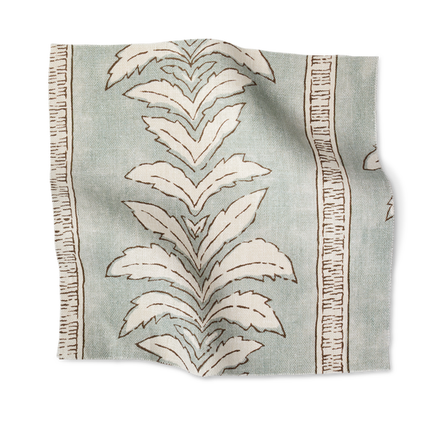 Palm Stripe Dutch Blue Swatch